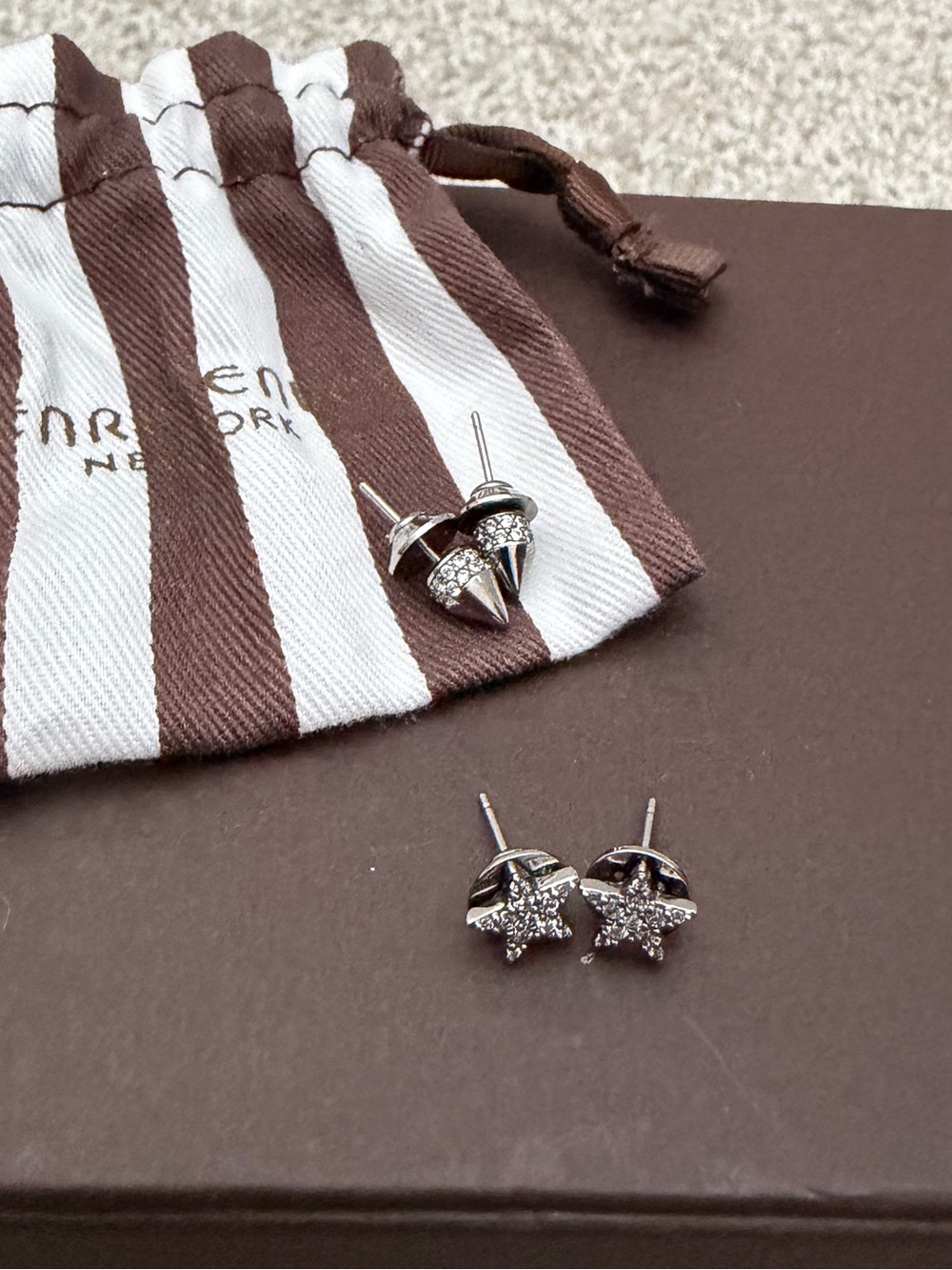 Henri Bendel set of studs.